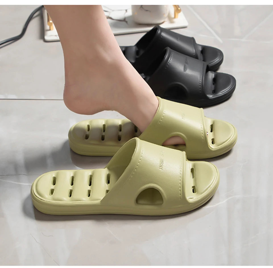 Non-slip EVA shower slides designed for camp and shared bathrooms