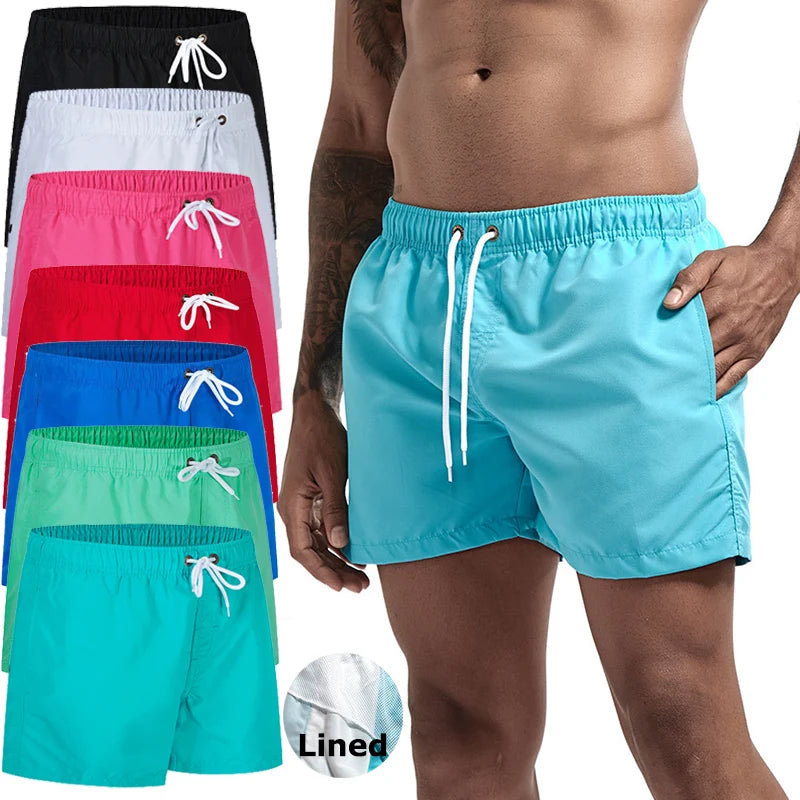 Camp Ready Men’s Swim Trunks – Quick Dry Beach Shorts