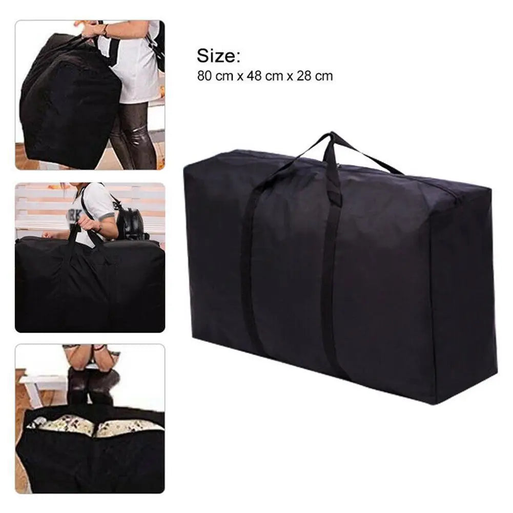 Large zippered duffel bag for camping gear and bulky supplies