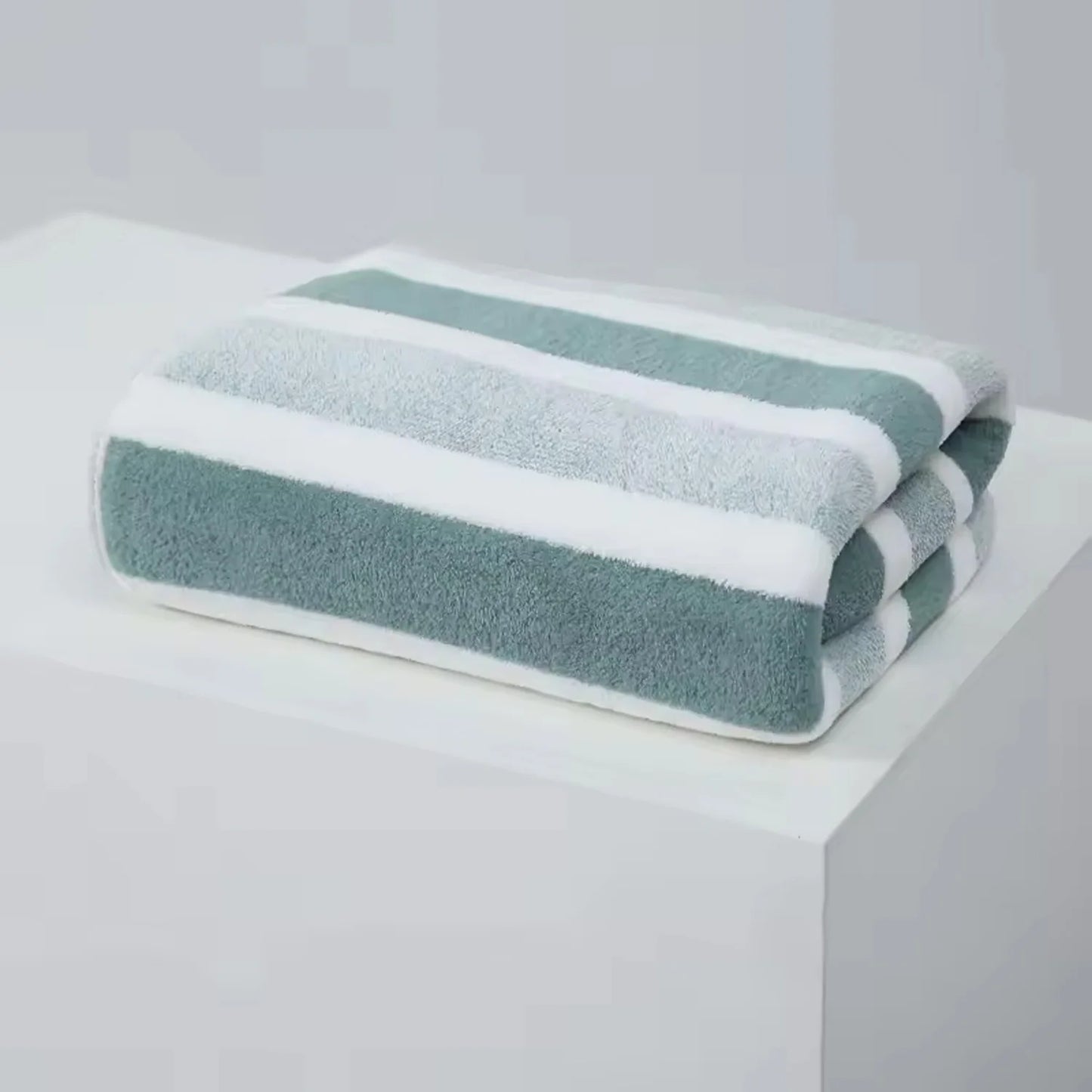 Compact quick-dry travel towel folded for easy packing