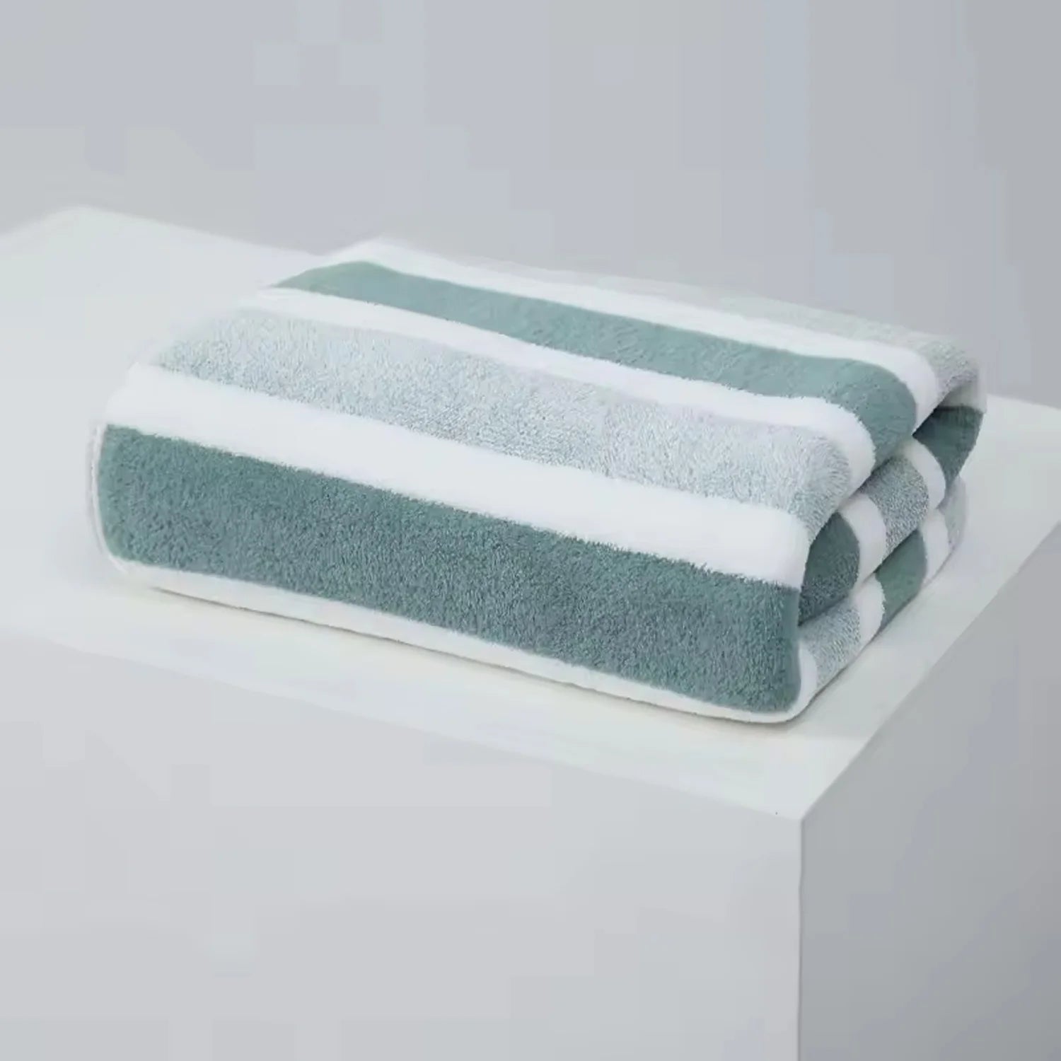 Compact quick-dry travel towel folded for easy packing