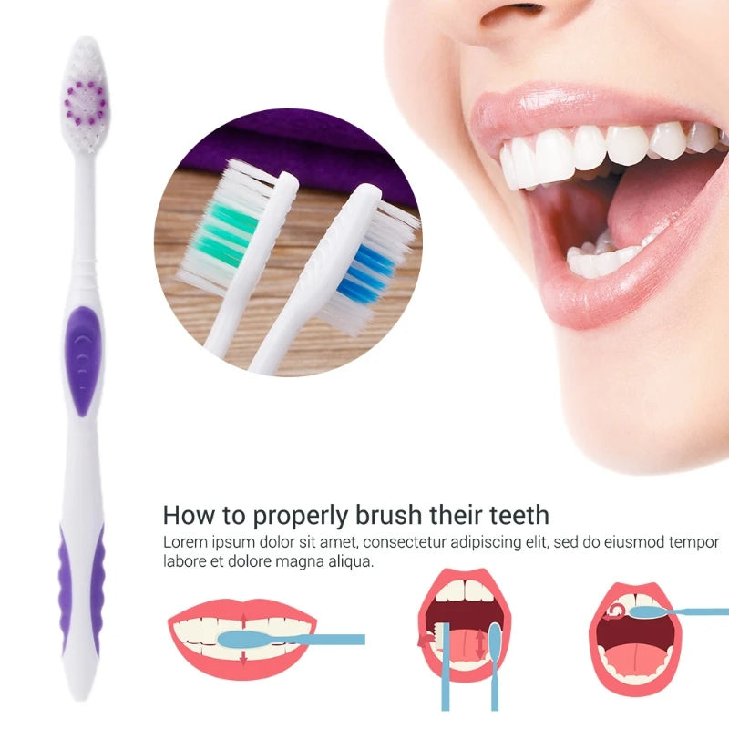 Ultra-soft toothbrush bristles designed for gentle daily oral care