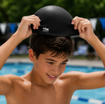 Classic Swim Cap – Lightweight, Stretch Fit for Camp & Pool