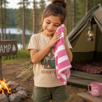 Quick-Dry Camp & Travel Towel – Lightweight & Absorbent