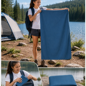 Quick-Dry Microfiber Travel Towel – Lightweight, Compact & Super Absorbent