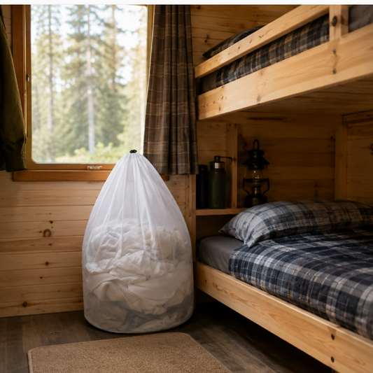 Breathable Laundry Bag for Camp & Travel