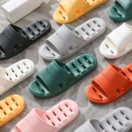 Camp shower slides non-slip EVA slippers in multiple colors