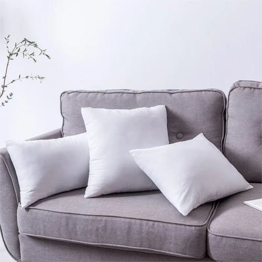 Soft white bed pillows styled for camp, dorm, and home use