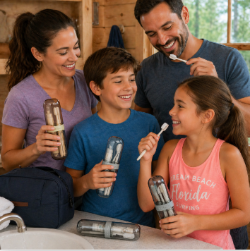Travel Toothbrush Holder Cup – Secure & Portable for Camp, Travel & Home