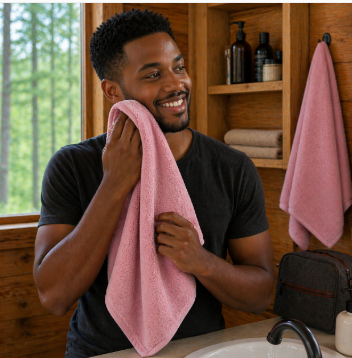 Soft Cotton Hand Towel – Absorbent & Durable for Camp & Home Use